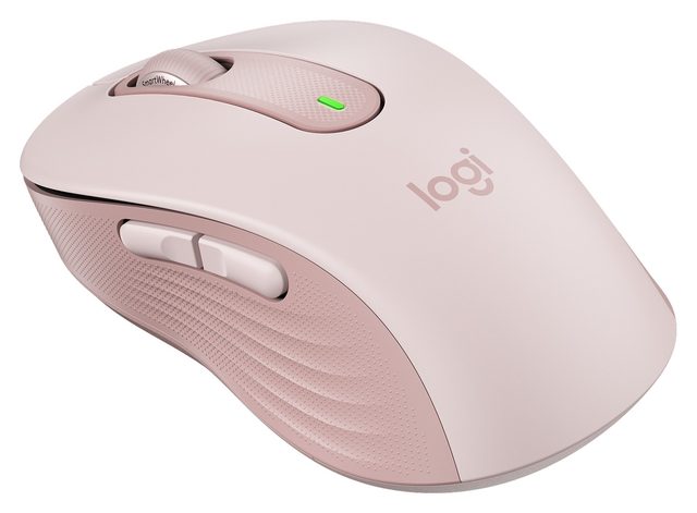 Беспроводная мышь Logitech Signature M650, розовый — Фото 5