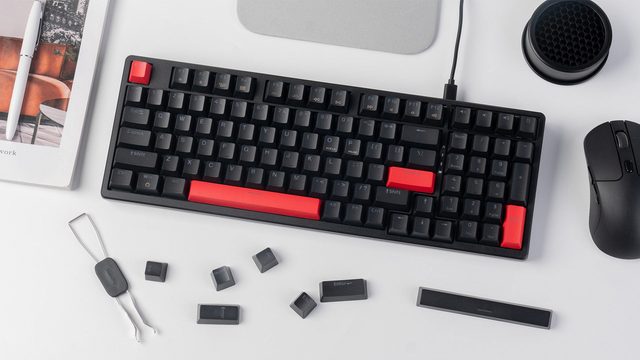 Механическая клавиатура Lemokey X5 Keychron Brown, чёрный — Фото 7