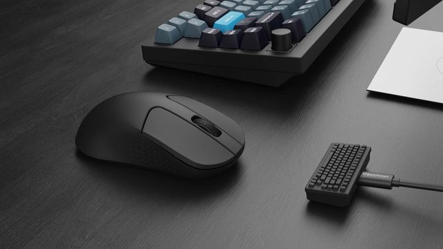 Беспроводная мышь Keychron M3 mini, чёрный — Фото 6