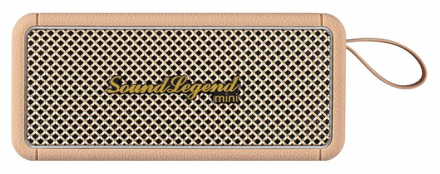 Портативная колонка 2E SoundLegend Mini, коричневый — Фото 3
