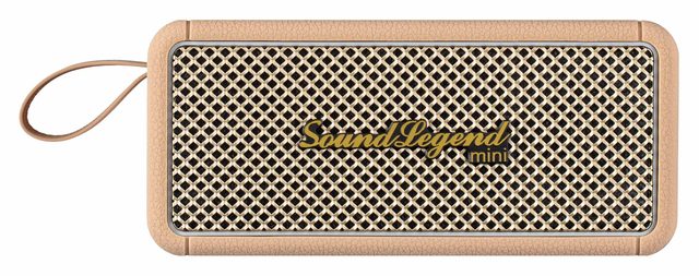 Портативная колонка 2E SoundLegend Mini, коричневый — Фото 4