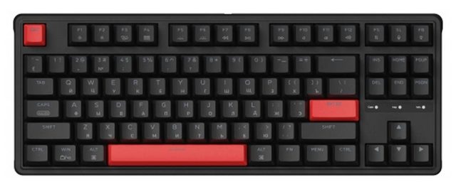 Механическая клавиатура Keychron C3 Pro K Pro Red, чёрный