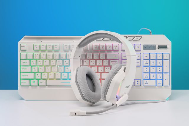 Oʻyin klaviaturasi 2E Gaming KG315, oq — Surat 6