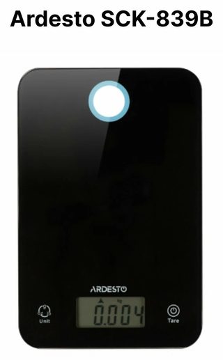 Кухонные весы Ardesto SCK-839B, чёрный