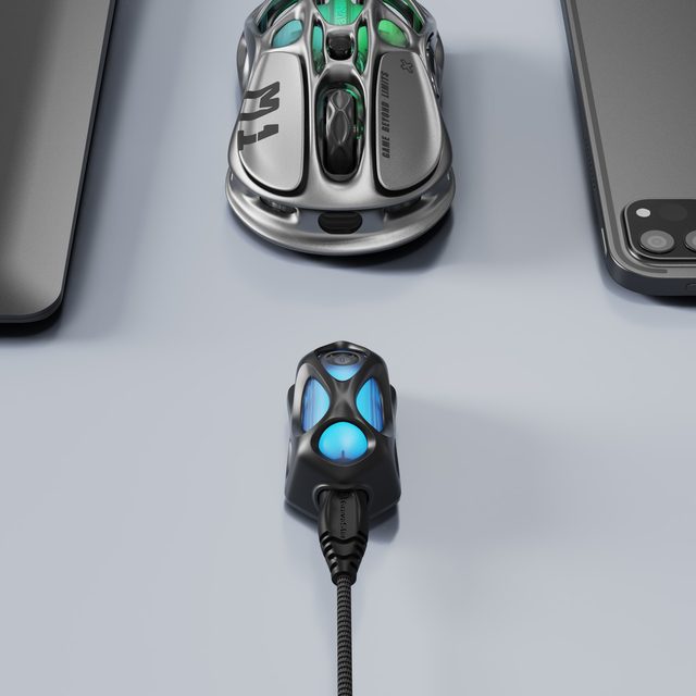 Sichqoncha uchun USB qabul qilgich GravaStar Mercury M1 Pro 4K, qora — Surat 6