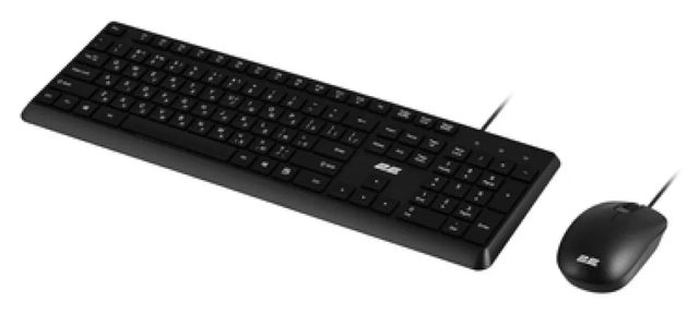 Комплект клавиатура и мышь 2E MK405, чёрный