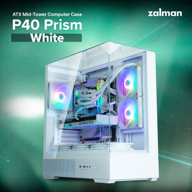 Kompyuter korpusi Zalman P40 Prism, oq — Surat 6