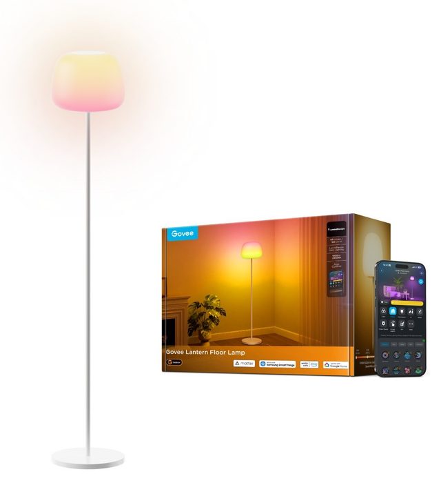 Торшер умный Govee Lantern Floor Lamp S, белый