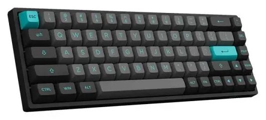 Mexanik klaviatura Akko 3068B Plus Black&Cyan CS Jelly Black
