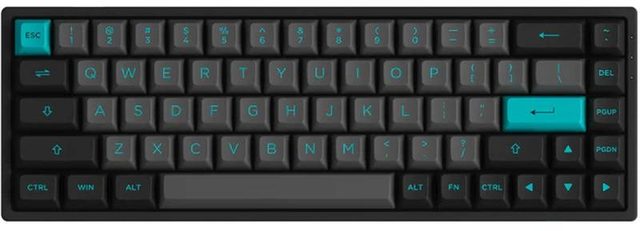 Mexanik klaviatura Akko 3068B Plus Black&Cyan CS Jelly Black — Surat 3