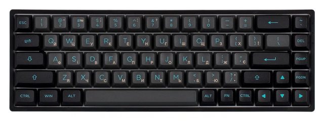 Mexanik klaviatura Akko 3068B Plus Black&Cyan CS Jelly Pink