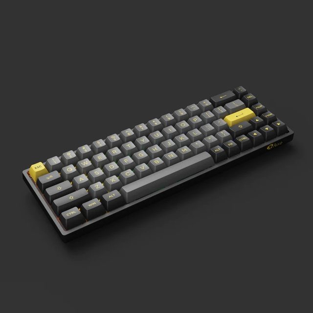 Mexanik klaviatura Akko 3068B Plus Black&Gold CS Jelly Black — Surat 4