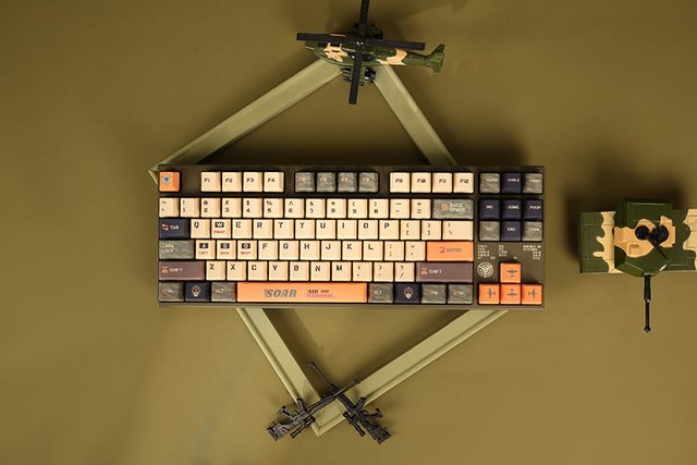 Механическая клавиатура Varmilo VEA87 Warrior-Soar TTC Golden Pink — Фото 3