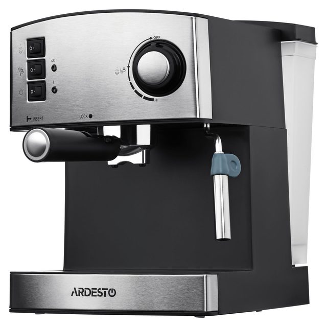 Рожковая кофеварка Ardesto YCM-E1600, чёрный — Фото 2