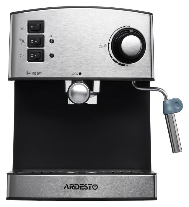 Рожковая кофеварка Ardesto YCM-E1600, чёрный — Фото 3