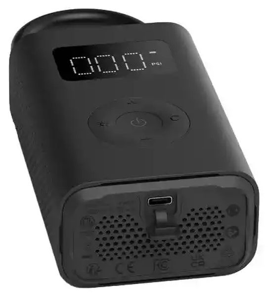 Электрический насос Xiaomi Portable Electric Air Compressor 2 Pro, чёрный — Фото 3