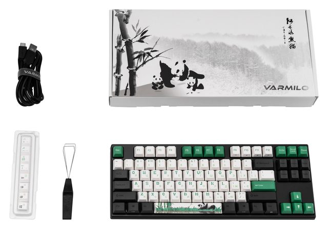 Механическая клавиатура Varmilo VEM87 Panda R2 EC Ivy V2 — Фото 3