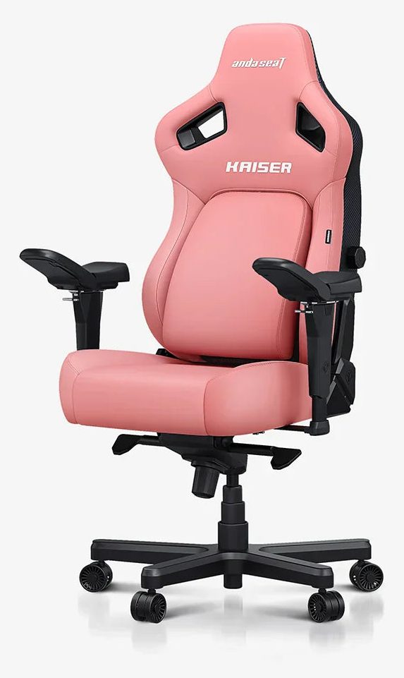Игровое кресло AndaSeat Kaiser 4 L, розовый — Фото 2
