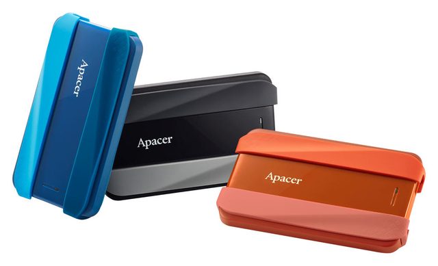 Портативный жёсткий диск Apacer AC533 2 ТБ, красный — Фото 2