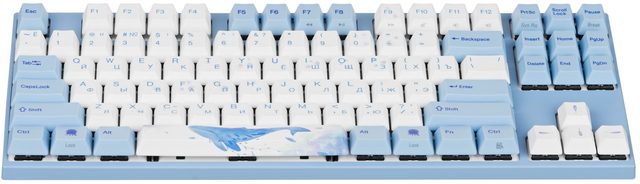 Механическая клавиатура Varmilo VEM87 Sea Melody EC Rose V2, EN/UA — Фото 7