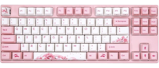 Механическая клавиатура Varmilo VEM87 Sakura R1 EC Rose V2 — Фото 2