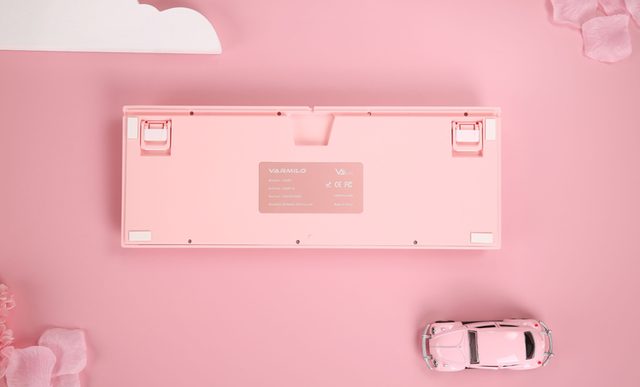 Механическая клавиатура Varmilo VEM87 Sakura R1 EC Rose V2 — Фото 3