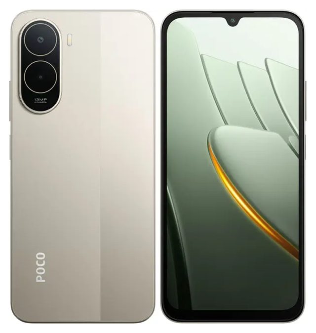 Smartfon Poco C81 Pro 4/128 GB, oltinrang