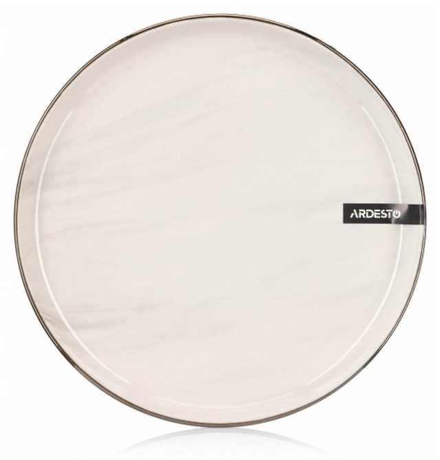 Десертная тарелка Ardesto Marmo 19 см, бежевый