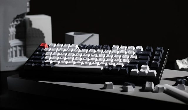 Mexanik klaviatura Keychron Q1 Knob Gateron Phantom Blue, kulrang — Surat 5