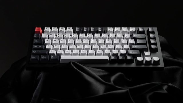 Mexanik klaviatura Keychron Q1 Knob Gateron Phantom Blue, kulrang — Surat 6
