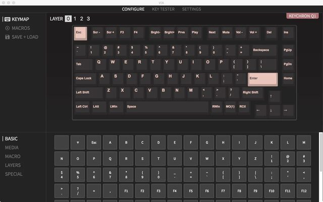 Mexanik klaviatura Keychron Q1 Knob Gateron Phantom Blue, kulrang — Surat 7