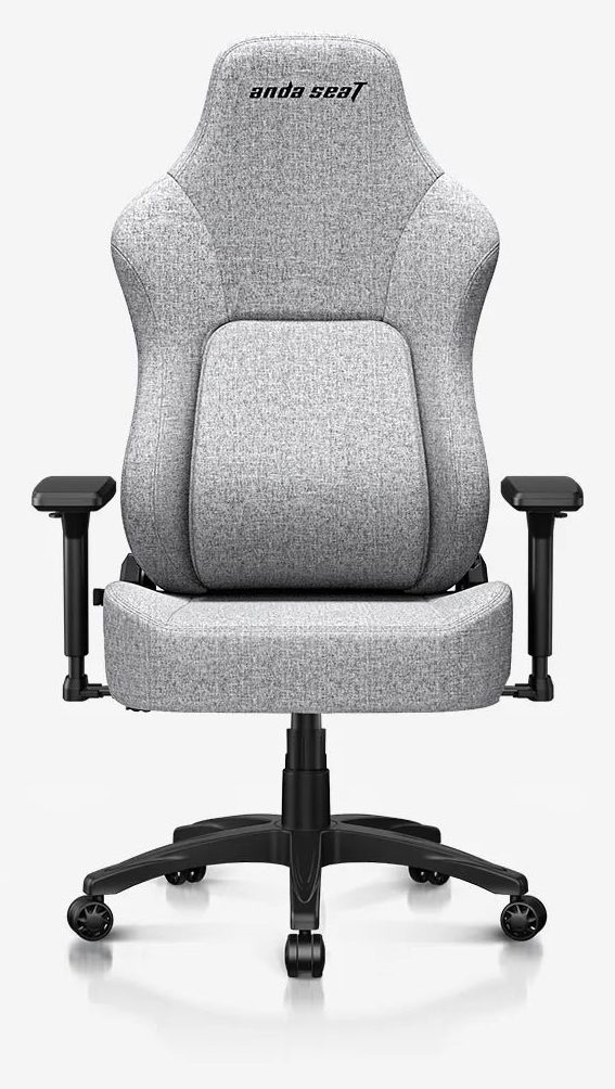 Кресло AndaSeat Phantom 4, льняная ткань, 2D-Armrests, серый — Фото 2