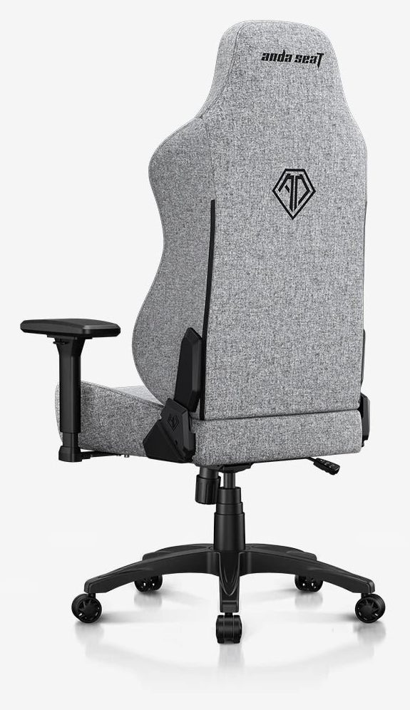 Кресло AndaSeat Phantom 4, льняная ткань, 2D-Armrests, серый — Фото 3