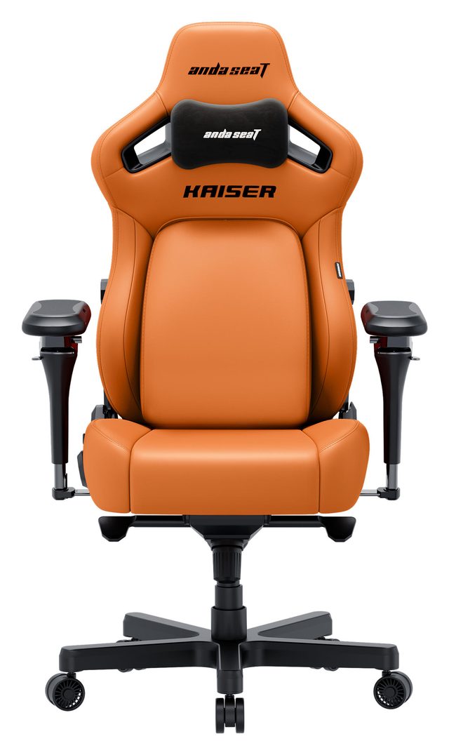 Игровое кресло AndaSeat Kaiser 4 V2 L, оранжевый — Фото 4