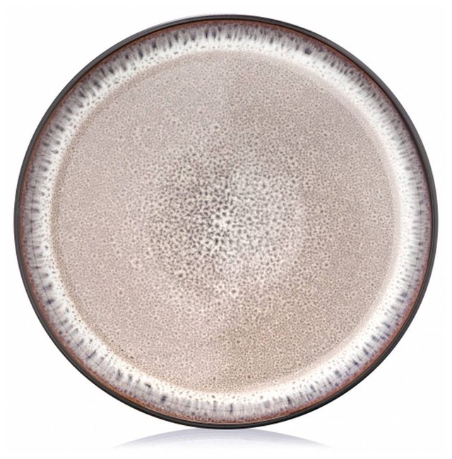 Tushlik likopchasi Ardesto Bolzano 26,6 sm, qora-jigarrang