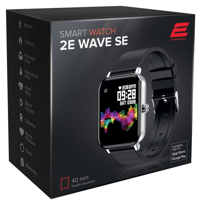 Aqlli soat 2E Wave SE 40 mm, kumushrang — Surat 3