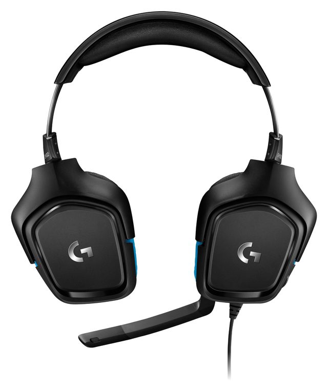 Oʻyin garniturasi Logitech G432 7.1, qora-koʻk — Surat 5
