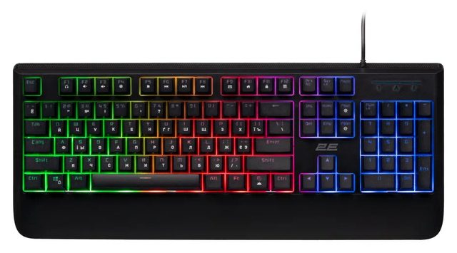 Oʻyin klaviaturasi 2E Gaming KG325, qora