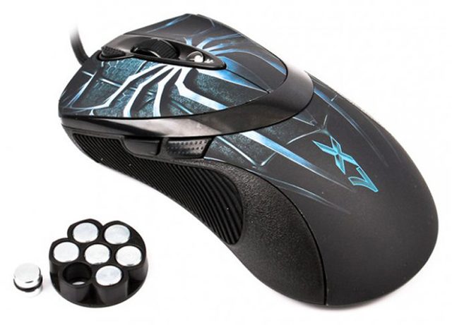 Игровая мышь A4Tech X7 XL-747H, синий