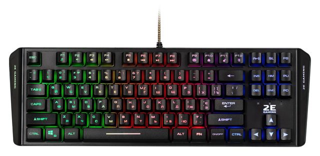 Oʻyin klaviaturasi 2E Gaming KG355, qora
