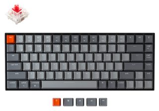 Mexanik klaviatura Keychron K2 Gateron Red Hot-swap, oq yoritgich