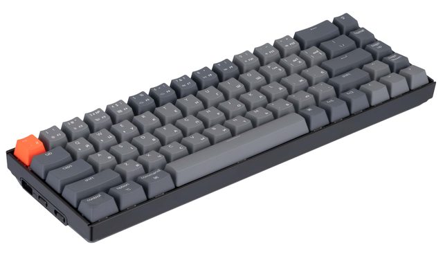 Механическая клавиатура Keychron K6 Aluminum RGB Hot-swap, красный свитч — Фото 5