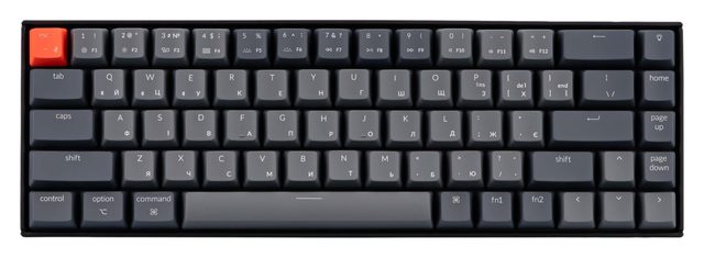 Mexanik klaviatura Keychron K6 Gateron Blue, oq yoritgich — Surat 2