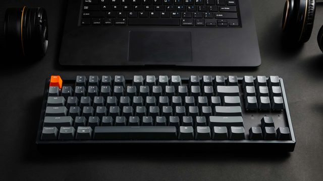 Mexanik klaviatura Keychron K8 Gateron Optical Red RGB Hot-swap, qora — Surat 6