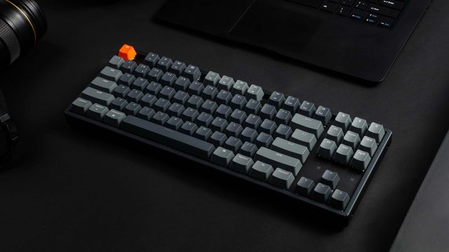 Mexanik klaviatura Keychron K8 Gateron Optical Red RGB Hot-swap, qora — Surat 7