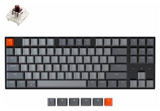 Механическая клавиатура Keychron K8 Gateron Brown, белая подсветка