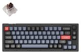 Mexanik klaviatura Keychron V2 Knob K Pro Brown, yarim shaffof qora