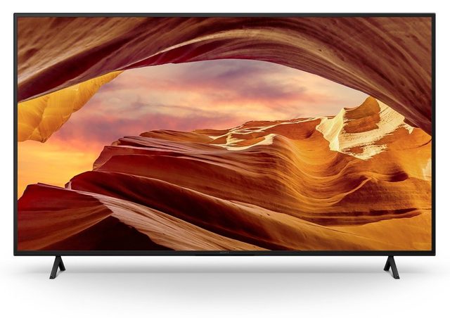 Televizor 75" Sony X75WL Series LCD 4K 50Hz Smart GoogleTV Black, qora