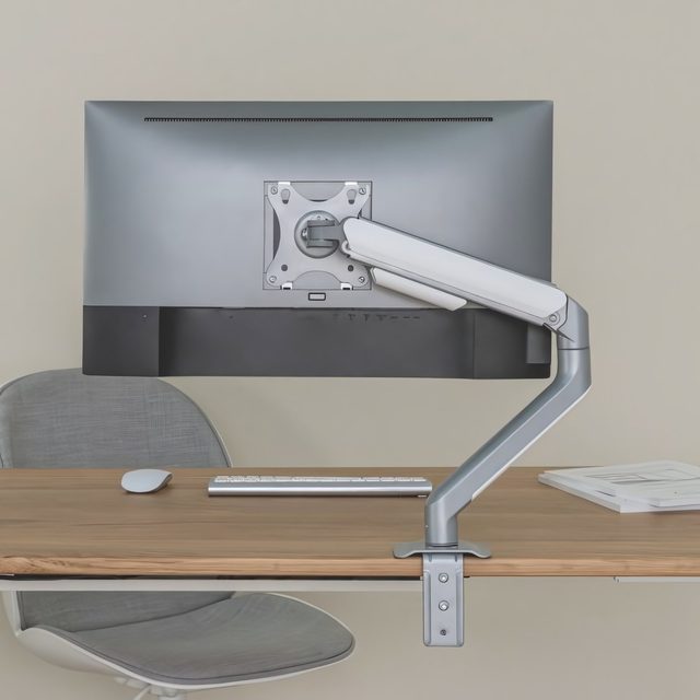 Monitor uchun stol kronshteyni Brateck LDT63-C012, kumushrang — Surat 2
