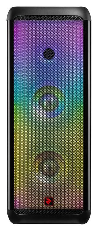 Portativ kolonka 2E PARTY BOOM High Power Portable Audio System 200 TWS, USB, Full LED, DJ Effects, Wireless, Black (2E-DSPB200W), qora